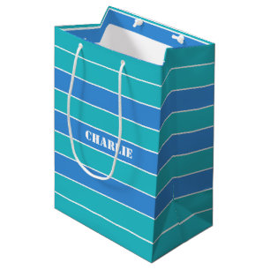 Stripes Motif sacs cadeaux personnalisés