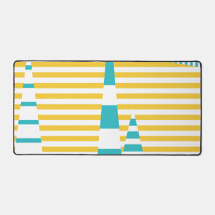 Stripes on Stripes - Turquoise et Jaune