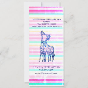Stripes Original Valentine party Invitation