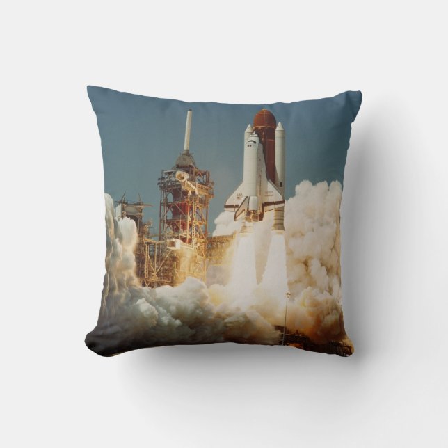STS-6 Lancement de la navette Accent Coussin (Recto)