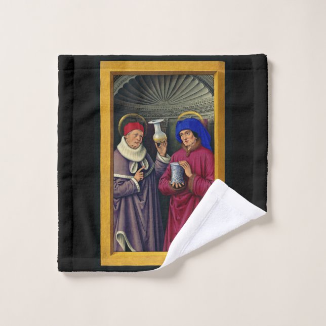 Sts. Côme et Damien Saints patrons de la santé (Gant de toilette)
