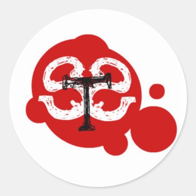 STS Sticker rond SPatter (Devant)