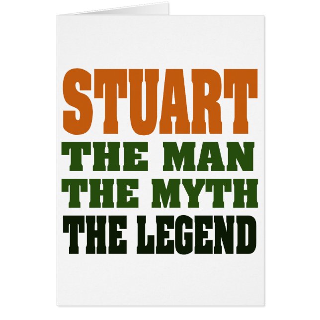 STUART - l'homme, le mythe, la légende (Devant)