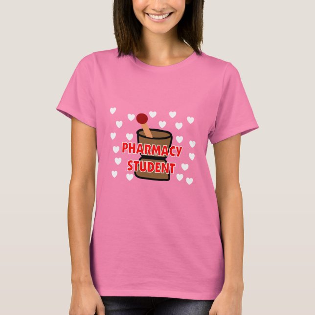 STUDENT DE PHARMACIE et T-shirts de mortier (Devant)