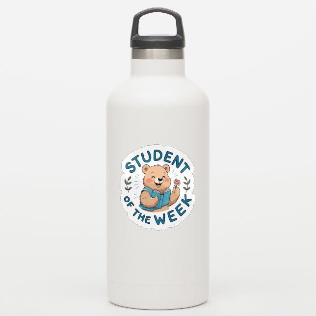 Student of the Week Bear Reward Sticker (Gourde)