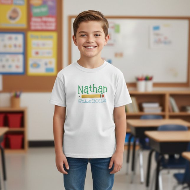 Student  Personalized Graduation T-Shirt (Créateur téléchargé)