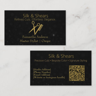 Studio Carte de visite de luxe avec Parties scinti