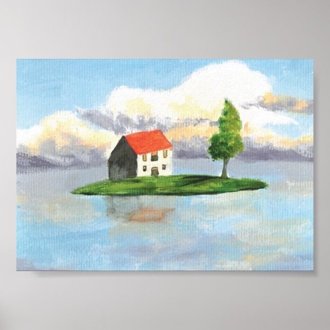 Studio Ghibli Paysage Imprimer, Poster de valeur P (Devant)