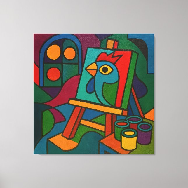 Studio - Grande impression sur toile encadrée (Recto)