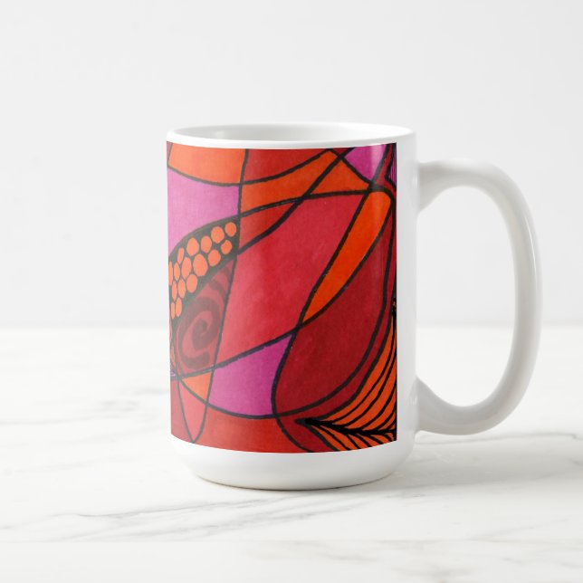 "Study in Reds" Résumé Conception Mug (Droite)