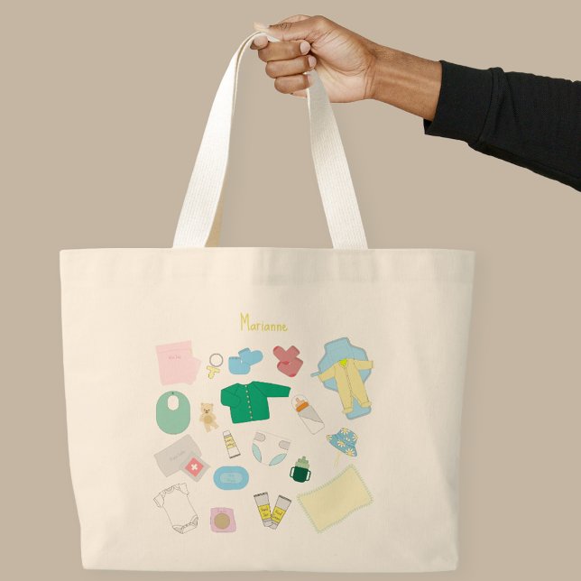 Stuff pour bébé pour votre Sac fourre-tout de sac  (Baby Stuff Large Tote)