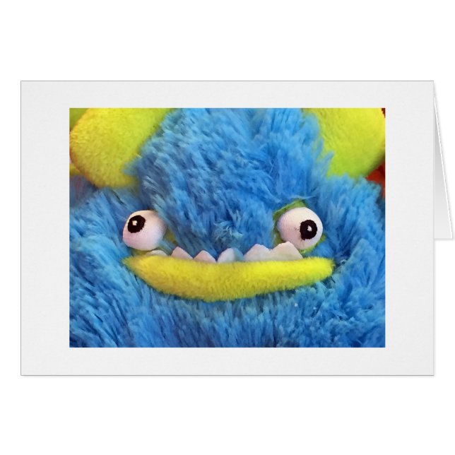 STUFFED PETIT MONSTRE HEUREUX DE VOTRE ADOPTION (Devant horizontal)