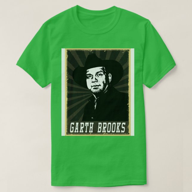 Style 80s Garth Brooks TShirt (Design devant)