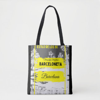 Style 90´s thème Barceloneta - sac de Barcelone