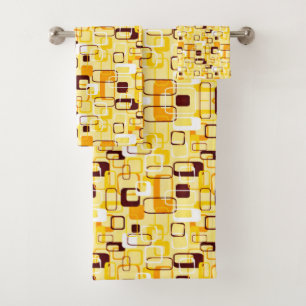 Style abstrait jaune et noir moderne