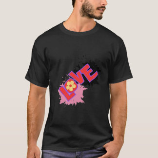 Style : Amour Et Fleurs T-Shirt Basique Homme