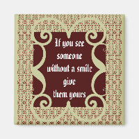 STYLE ANTIQUE SMILE MAGNET