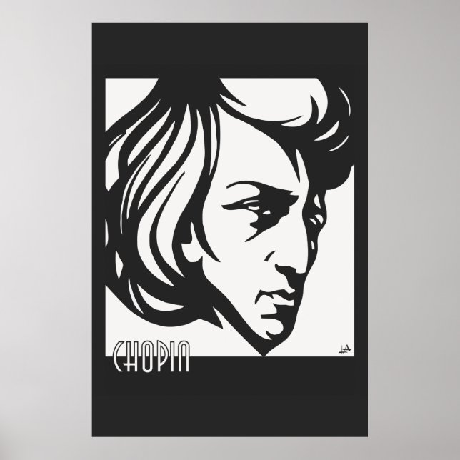 Style Art Déco Chopin s'adapte à toutes les taille (Devant)