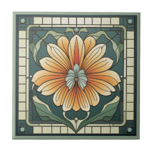 Style Art déco motif céramique carreaux