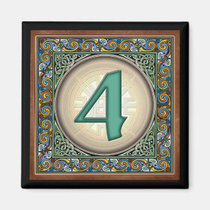 Style B, "4" - Magnet Celtique