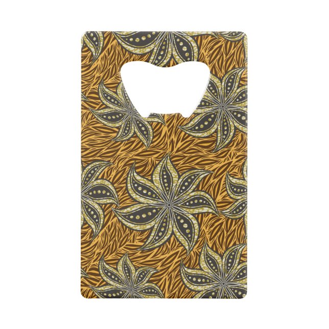 Style Batik Floral Abstrait africain (Devant)