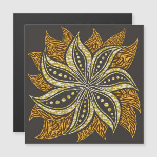 Style Batik Floral Abstrait africain
