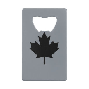 Style canadien de feuille d'érable noire