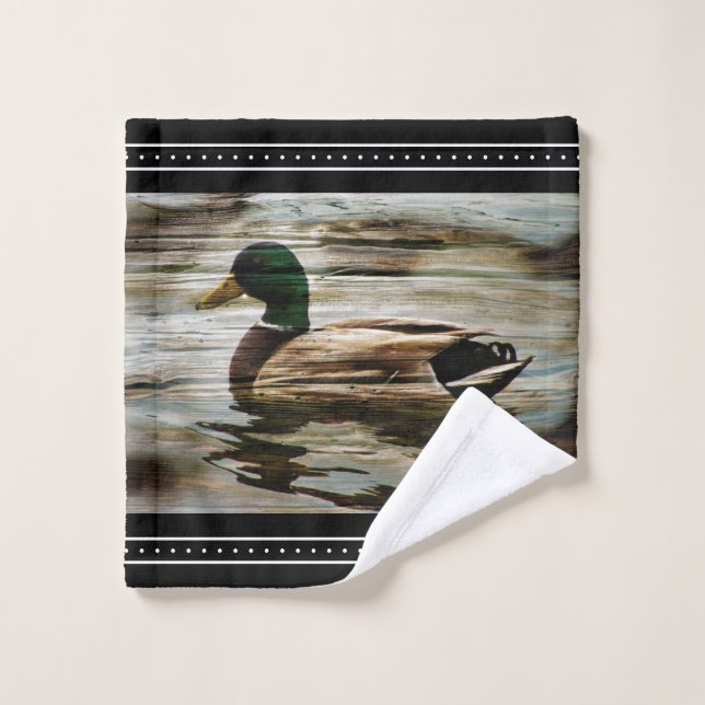 Style chalet canard de Mallard (Gant de toilette)