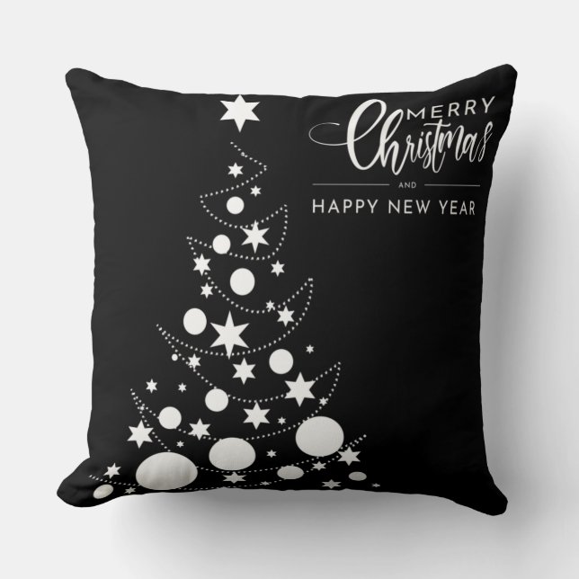 Style coussin de Noël noir (Recto)