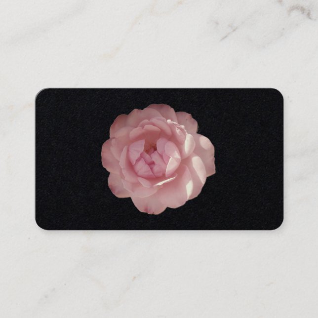 STYLE D'AFFAIRES ET DESIGN ROSE carte de visite (Devant)