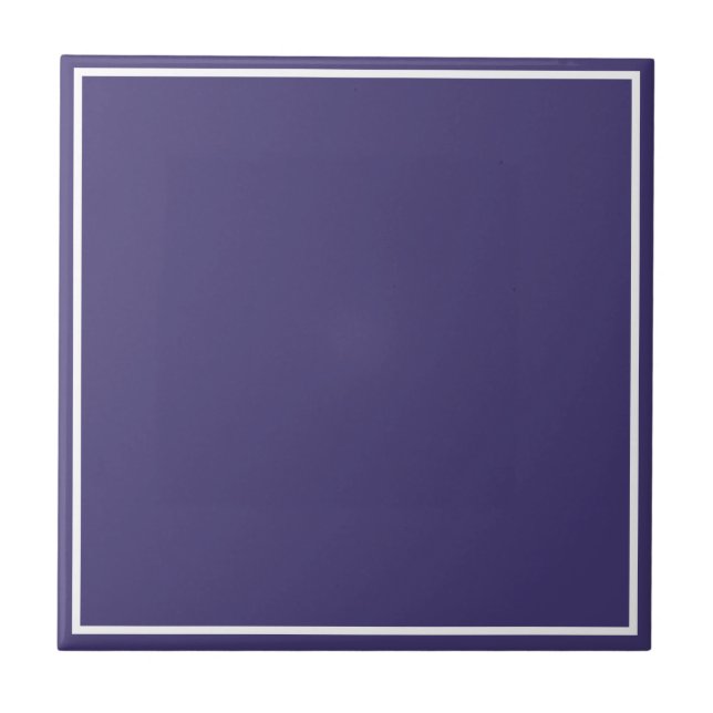 Style d'art aborigène uniforme violet Carreau de c (Devant)