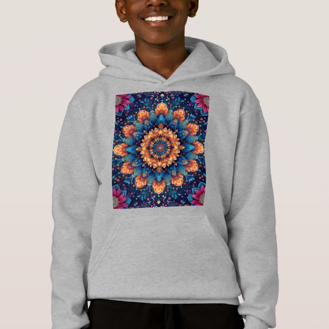 Style d'art numérique de fleur de mandala-23907 (Devant)