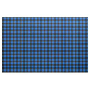 Style de bûcheron - tissu bleu