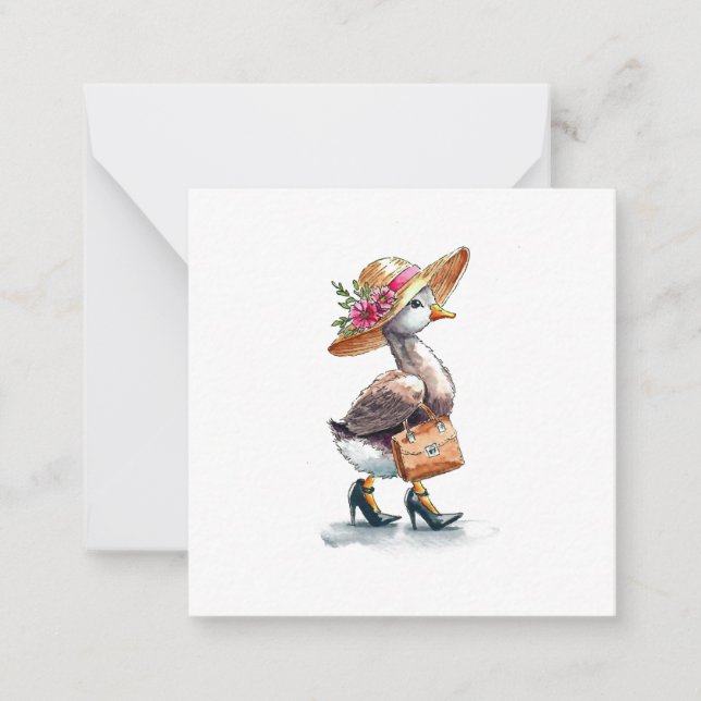 Style de carte postale d'oie glorieuse (Devant)