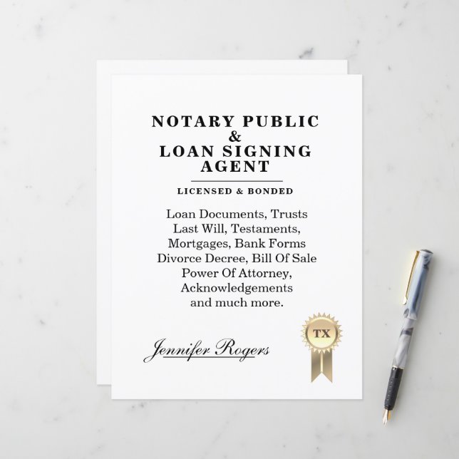 Style de certificat de recherche de contrat (Devant/Arrière en situation)