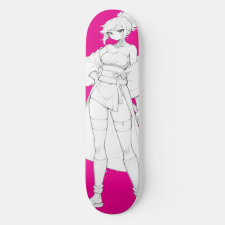 Style de combat Anime Girl Skateboard Deck