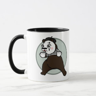 STYLE DE DESSIN GRIZZLY PORTER MIME RINGER MUG