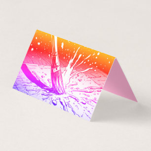 Style de graphiques colorés Brosse Peinture Tache