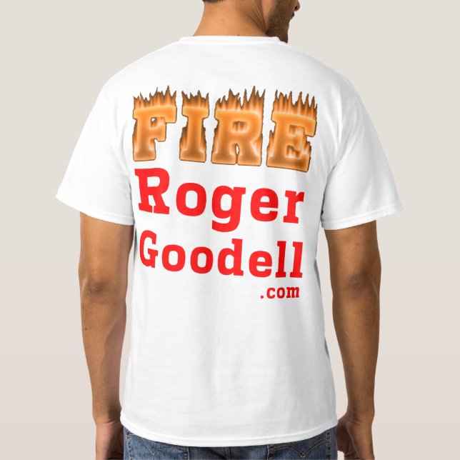 Style de lumière de T-shirt de Roger Goodell du (Dos)