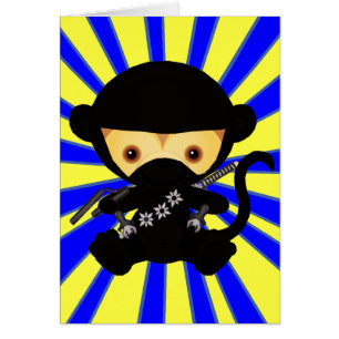 Style de Ninja Kawaii de singe