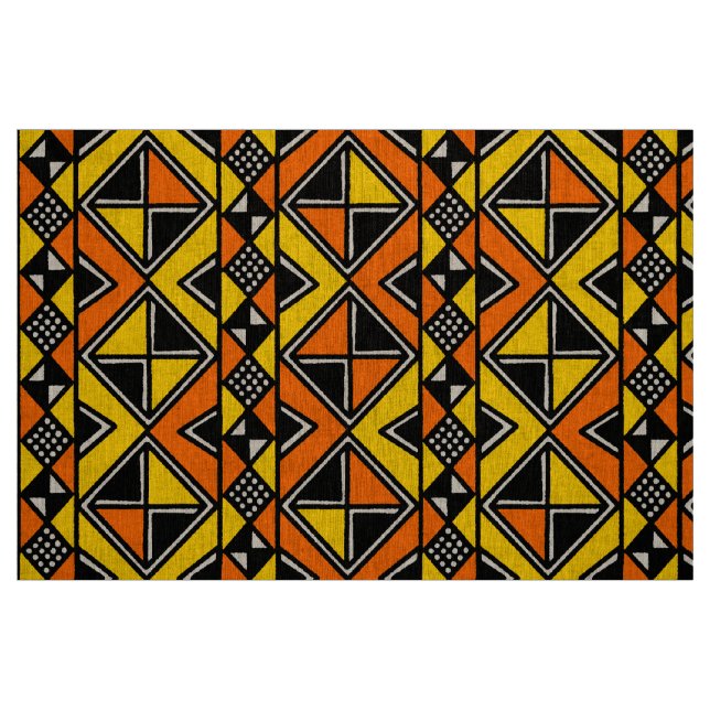 Style de tissu boueux 100215 - Ambre et orange (Fat Quarter)