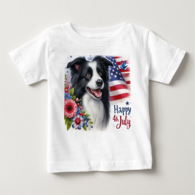 Style de vacances 4 juillet T-shirt patriotique (Devant)