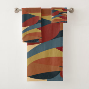 Style de verre de couleur géométrique opaque Abstr