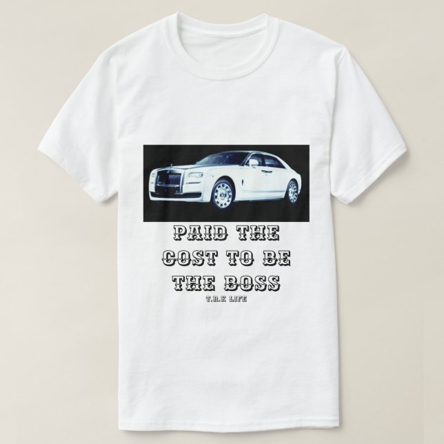 STYLE DE VIE DE BOSS T.R.K ROULS ROYCE TSHIRT (Design devant)