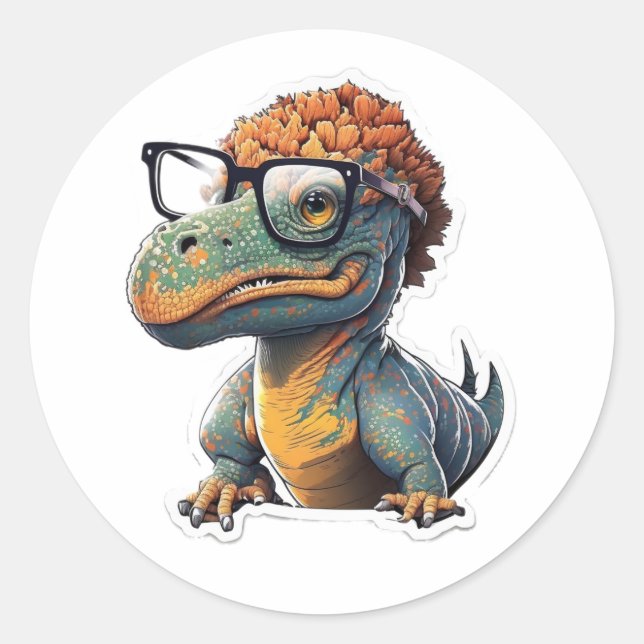 Style Dino-Mite : Le Sticker Dinosaure Spectaculai (Devant)