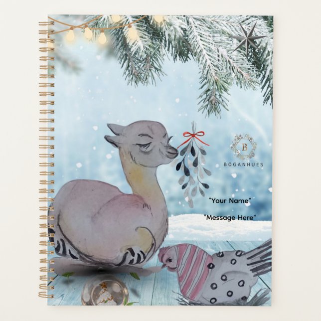 "Style éléze Lama avec Polka Hen" Boganhues couver (Devant)