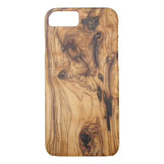 Style en bois d'olivewood de coque iphone
