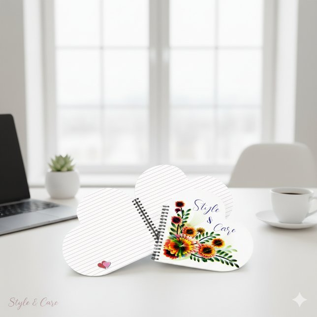 Style et soin uniques Carnet spiral (Unique Style & Care Spiral Notebook)
