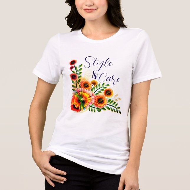 Style et soins uniques T-shirts pour femmes (Recto)