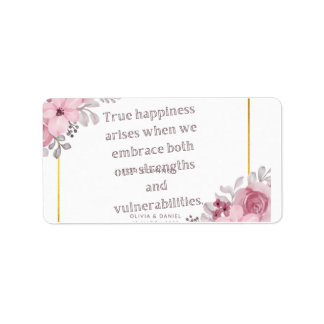 Style : Étiquettes de adresse Gardez les crampes à